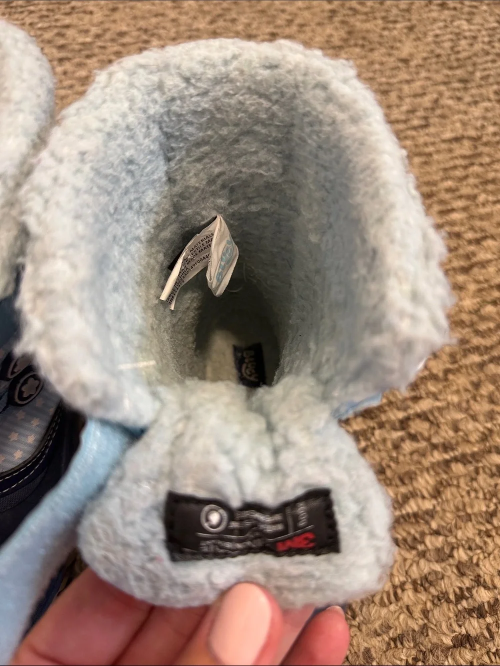 Bluey toddler snow boots 9